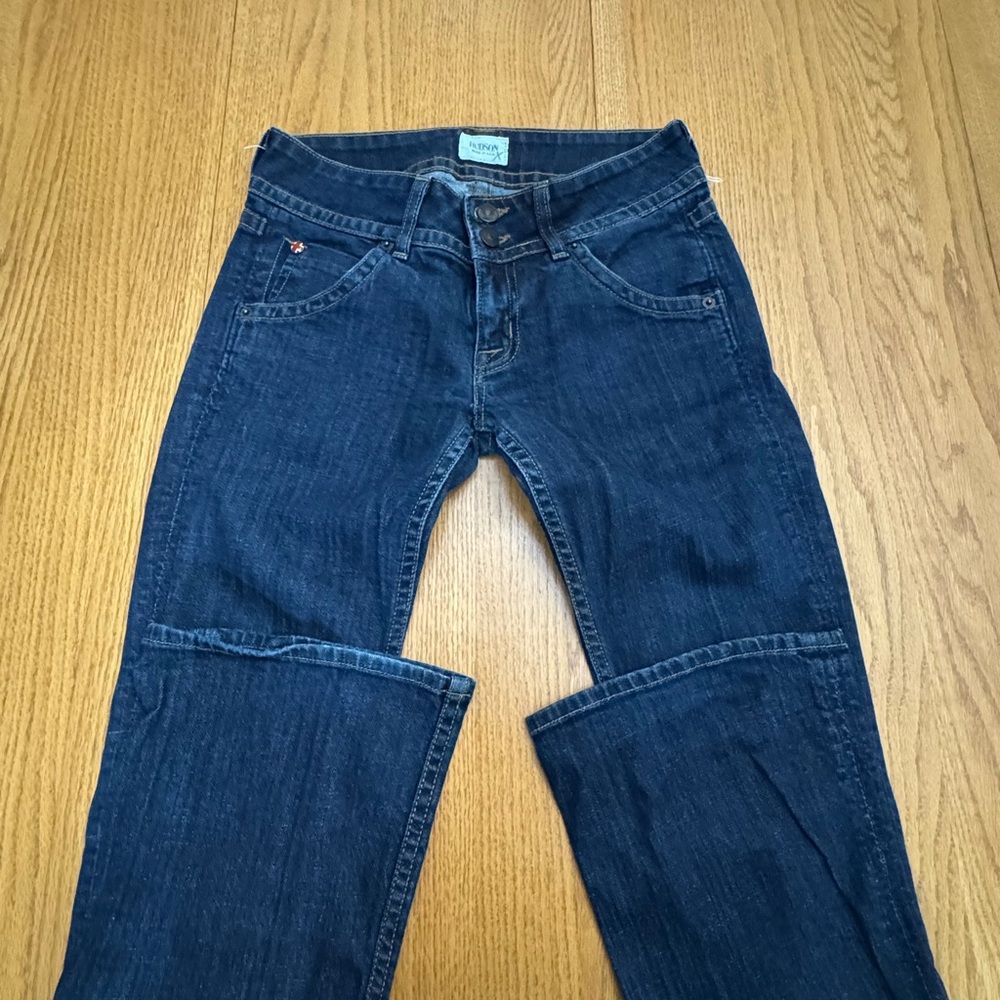 Hudson Jeans Dark Blue Flare & Wide Leg